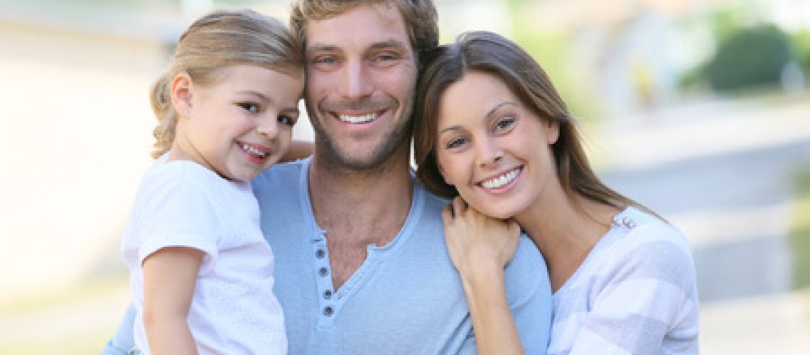 41809582 - portrait of happy family having fun together